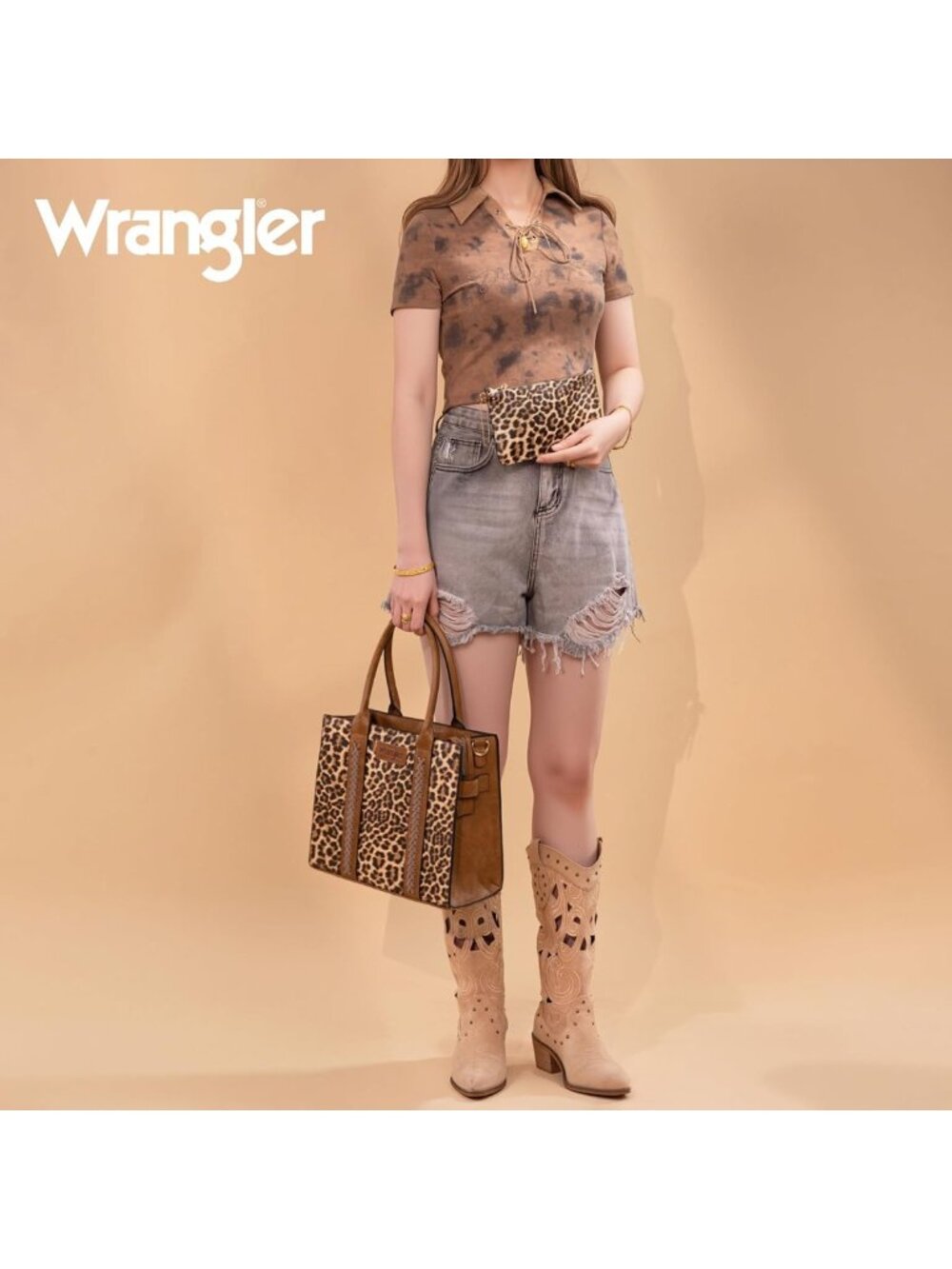 Stylish 3PC Women's Tote, Crossbody Handbag & Wallet Set with Guitar Strap - Picture 2 of 8